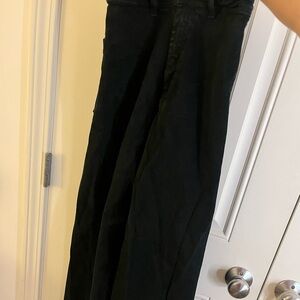 black trending zara marine straight jeans